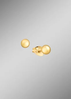 Damen BADER Glänzende Kugelohrstecker