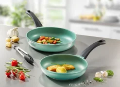 BADER „GSW“ Pfannen-Set „Rainbow“ aus hochwertigem Aluminiumguss