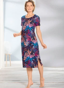 Damen COMODO Hauskleid in Animal-Optik