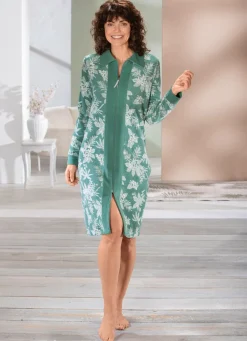 Damen PLANTIER Hauskleid mit Seitennahttaschen