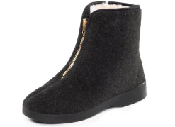 Herren BADER Haus-Stiefel mit praktischem Reißverschluss
