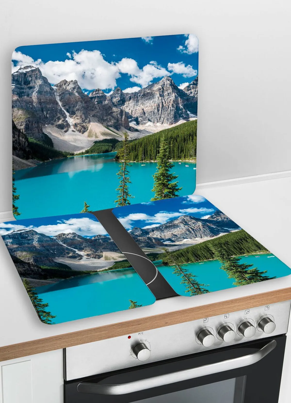 WENKO Herdabdeckplatten , 2er-Set
