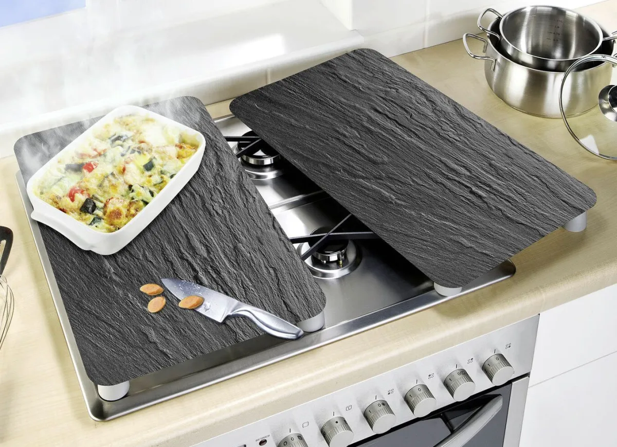 WENKO Herdabdeckplatten , 2er-Set