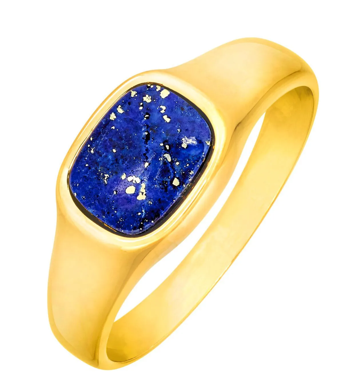 Herren BADER Herrenring mit echt Lapislazuli