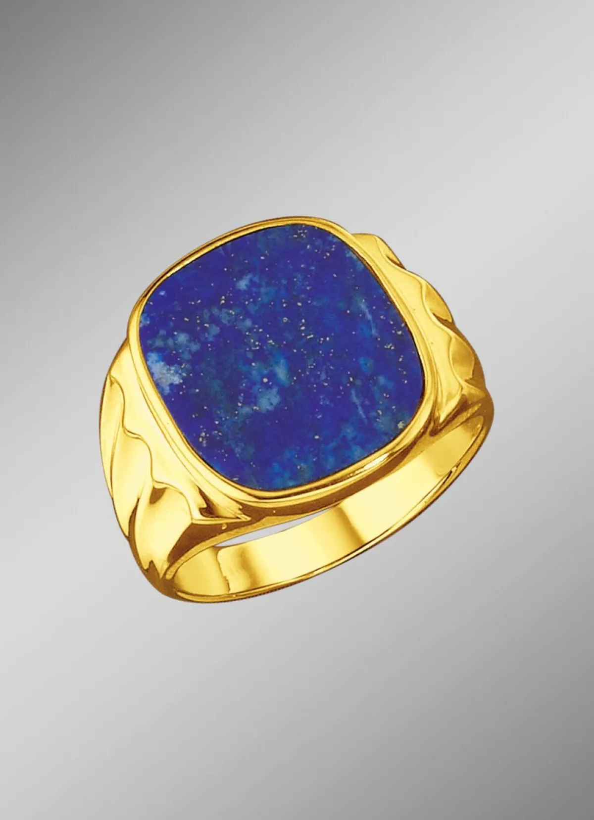 Herren BADER Herrenring mit Lapislazuli