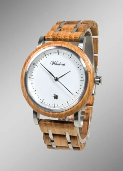 Herren WAIDZEIT Herrenuhr mit Holzband der Marke
