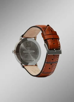 Herren BADER Herrenuhr Zeppelin 8042-5 mit Schweizer Uhrwerk