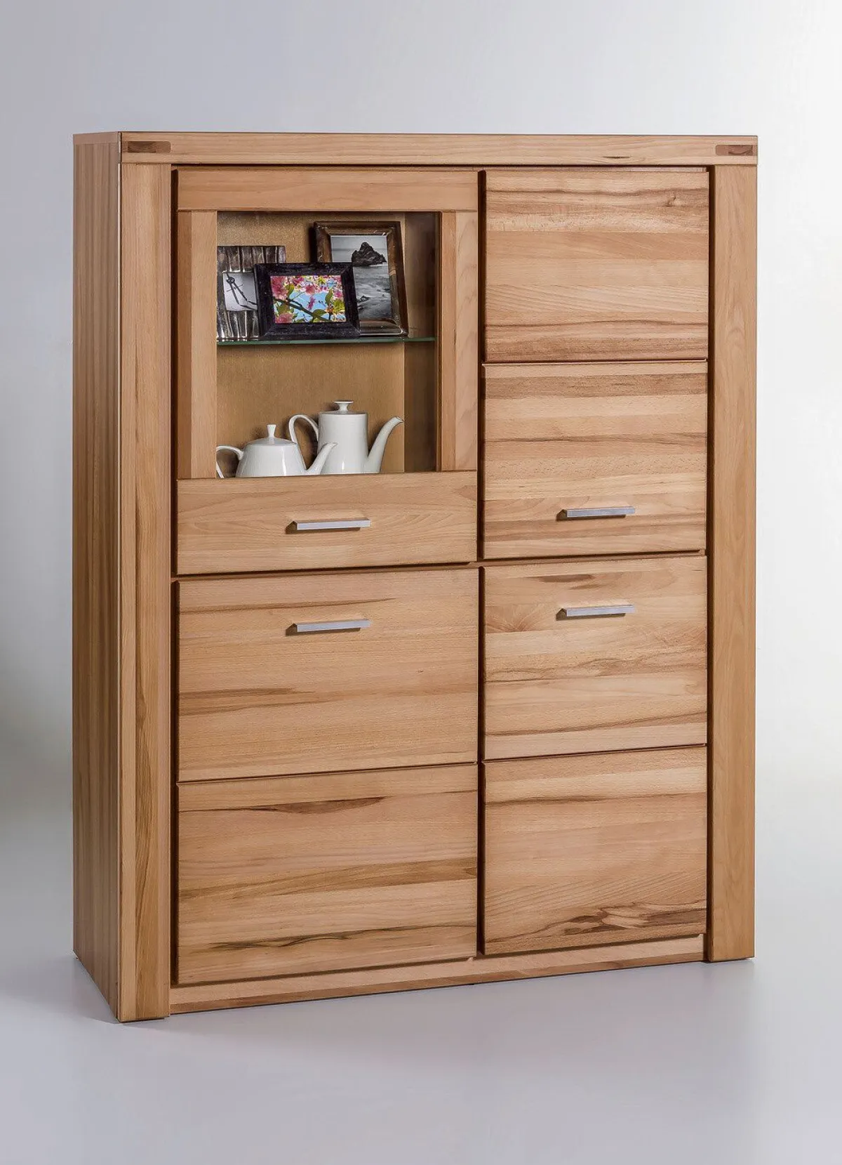 BADER Highboard mit Massivholzfronten