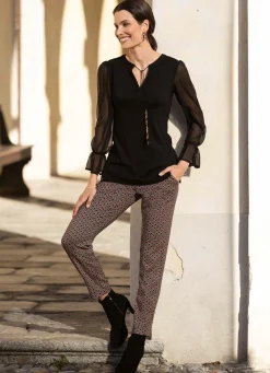 Damen BADER Hose in aktueller Minimaldessinierung