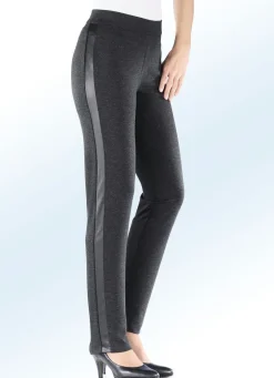 Damen BADER Hose mit angesagtem Galon-Streifen