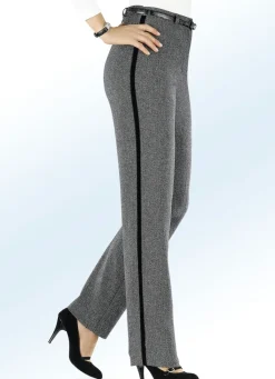 Damen BADER Hose mit angesagtem Zierband