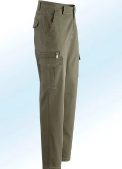 Herren BADER Hose mit Cargotaschen in 3 Farben