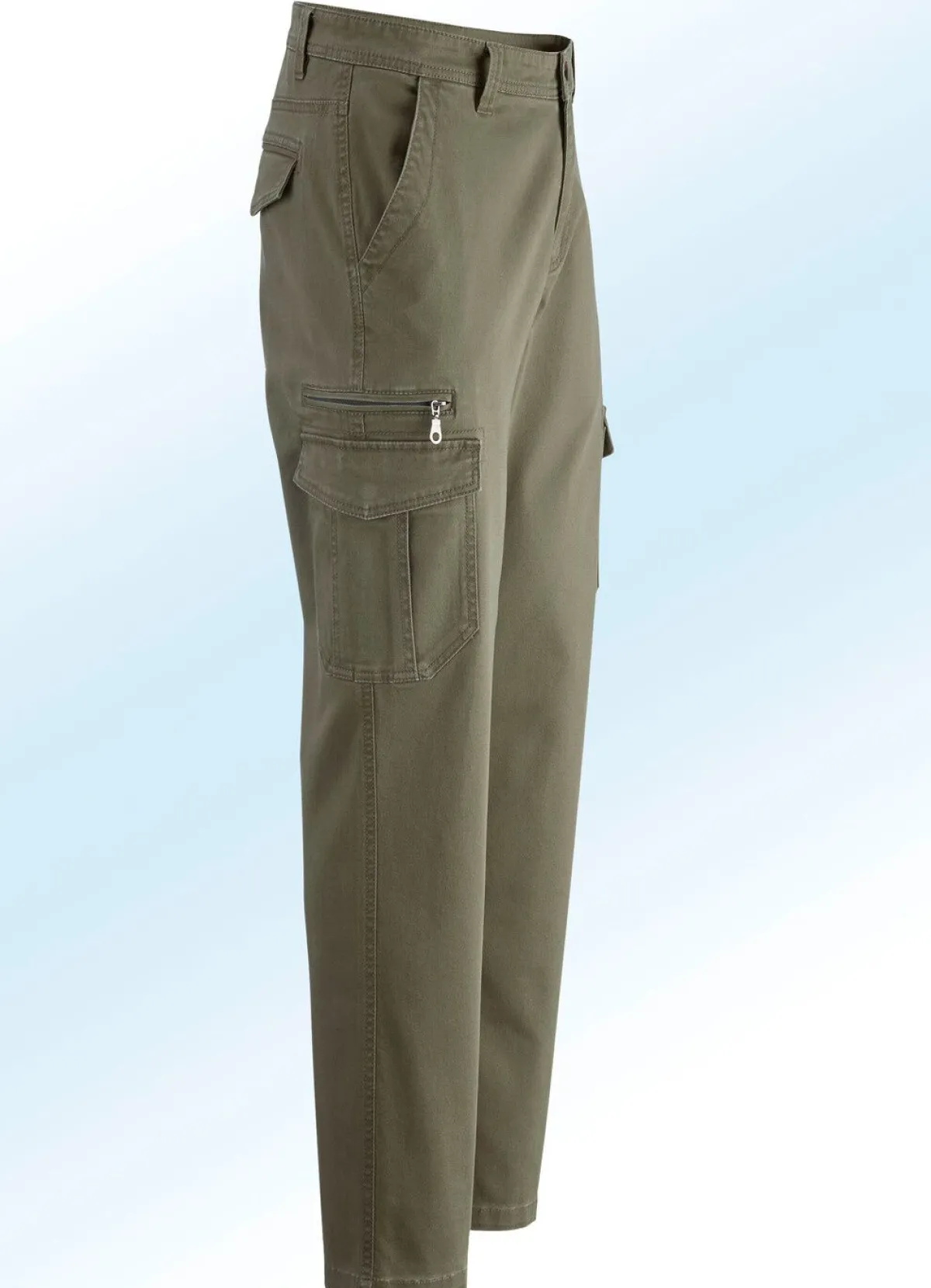 Herren BADER Hose mit Cargotaschen in 3 Farben