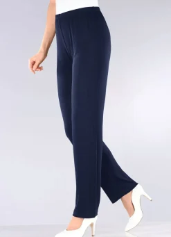 Damen KLAUS MODELLE MADE IN GERMANY Hose mit edlem Glanz