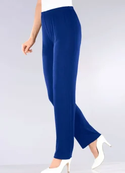 Damen KLAUS MODELLE MADE IN GERMANY Hose mit edlem Glanz