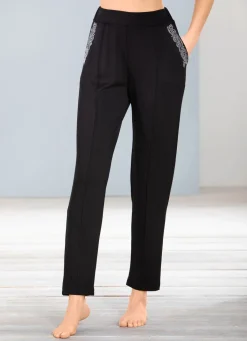 Damen PLANTIER Hose mit Schmucksteinzier