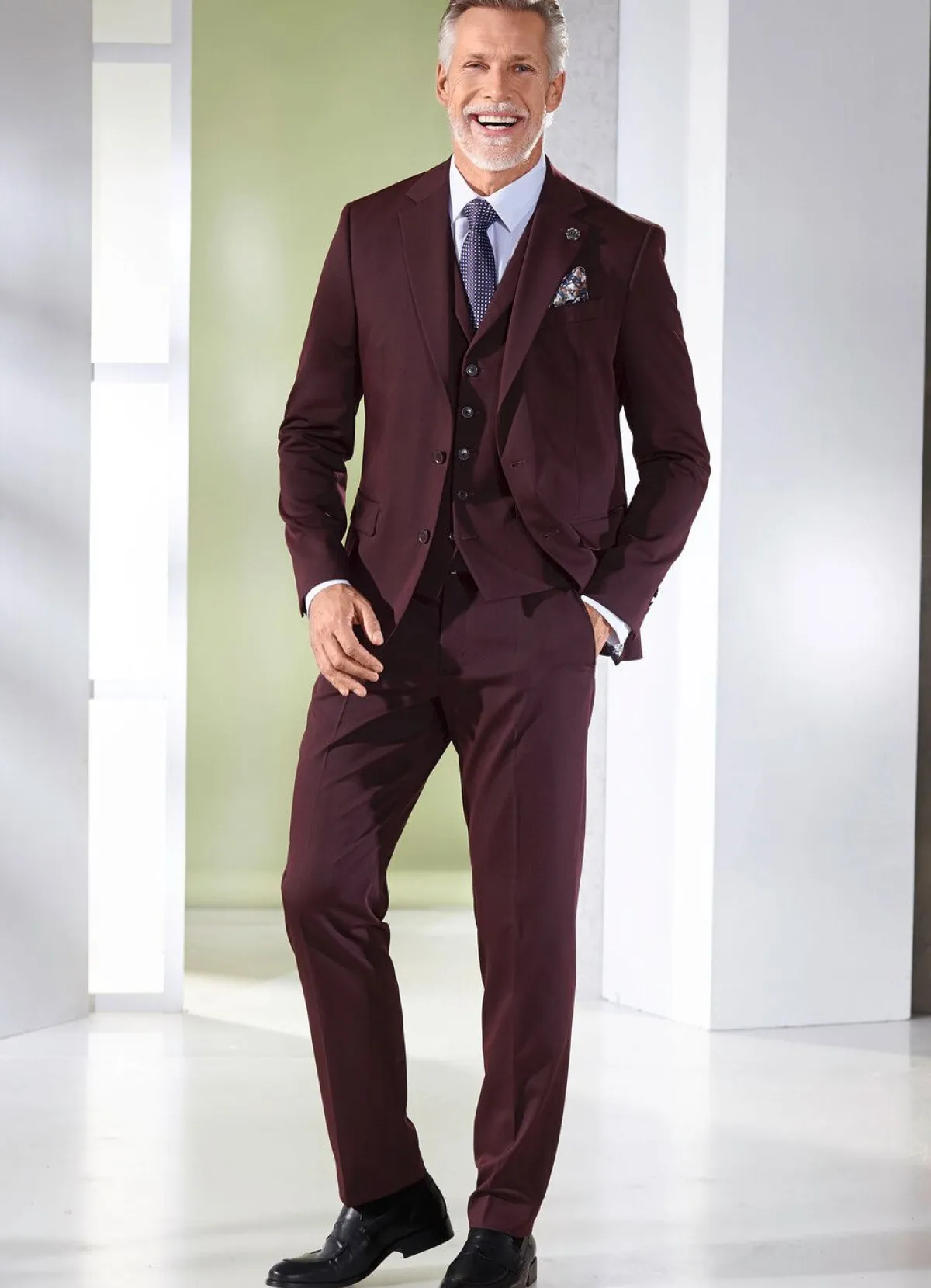 Herren BADER Hose mit Seitentaschen