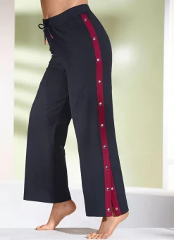 Damen PLANTIER Hose mit seitlichen Knöpfen