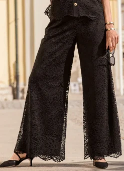 Damen laurakent Hose mit Spitze