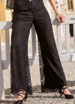 Damen laurakent Hose mit Spitze
