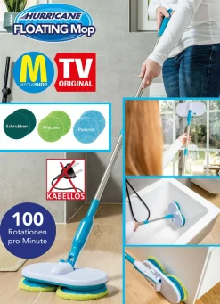 MEDIA SHOP Hurricane Floating Mop Akku-Rotationsmopp