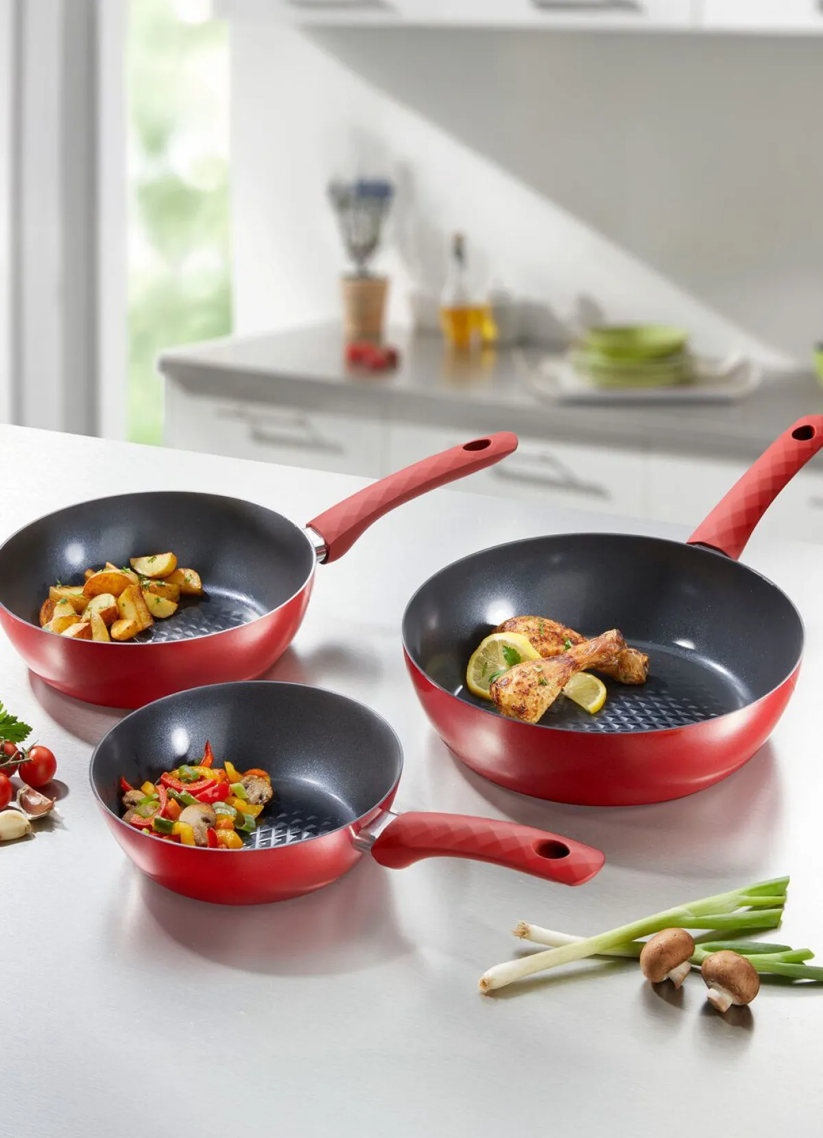 BADER „Hyperflon Diamant®“ Pfannen-Set aus Aluminium