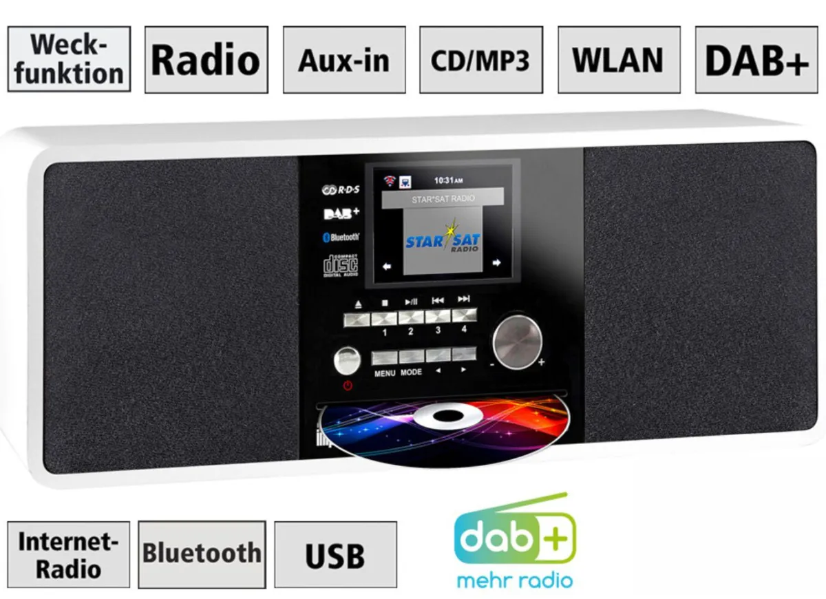 BADER Imperial Dabman i200CD Digital-Radio mit CD