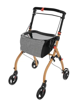 BADER Indoor Rollator - in edler Vollholzoptik
