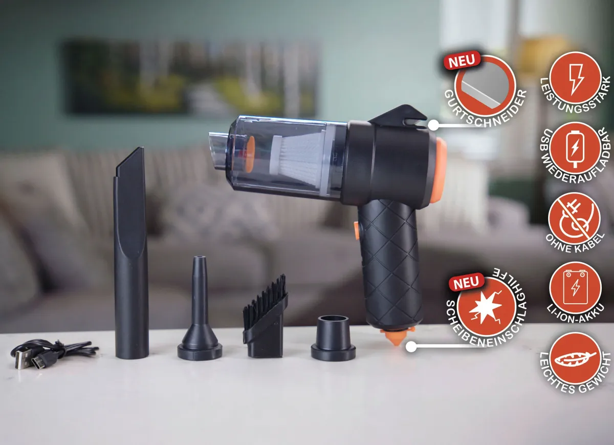 BADER 2-in-1 Mini-Akku-Handstaubsauger "STARLYF CLEAN ALL VAC"