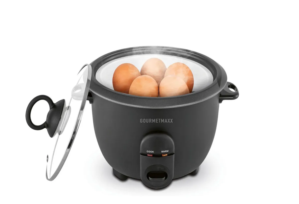 BADER 2-in-1 Reiskocher mit praktischer Dampfgarfunktion