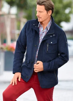 Herren BADER Jacke aus weichem Microvelours