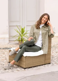 Damen laurakent Jacke mit Knopfleiste