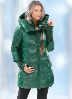 Damen BADER Jacke mit langem Strickbund am Ärmelabschluss