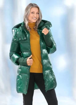Damen BADER Jacke mit langem Strickbund am Ärmelabschluss