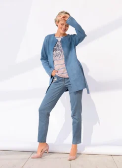 Damen laurakent Jacke mit offener Kantenverarbeitung