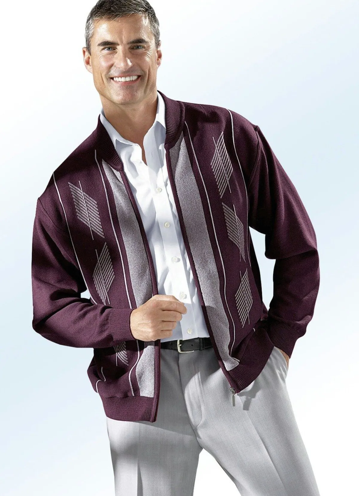 Herren BADER Jacke mit seitlichen Schubtaschen