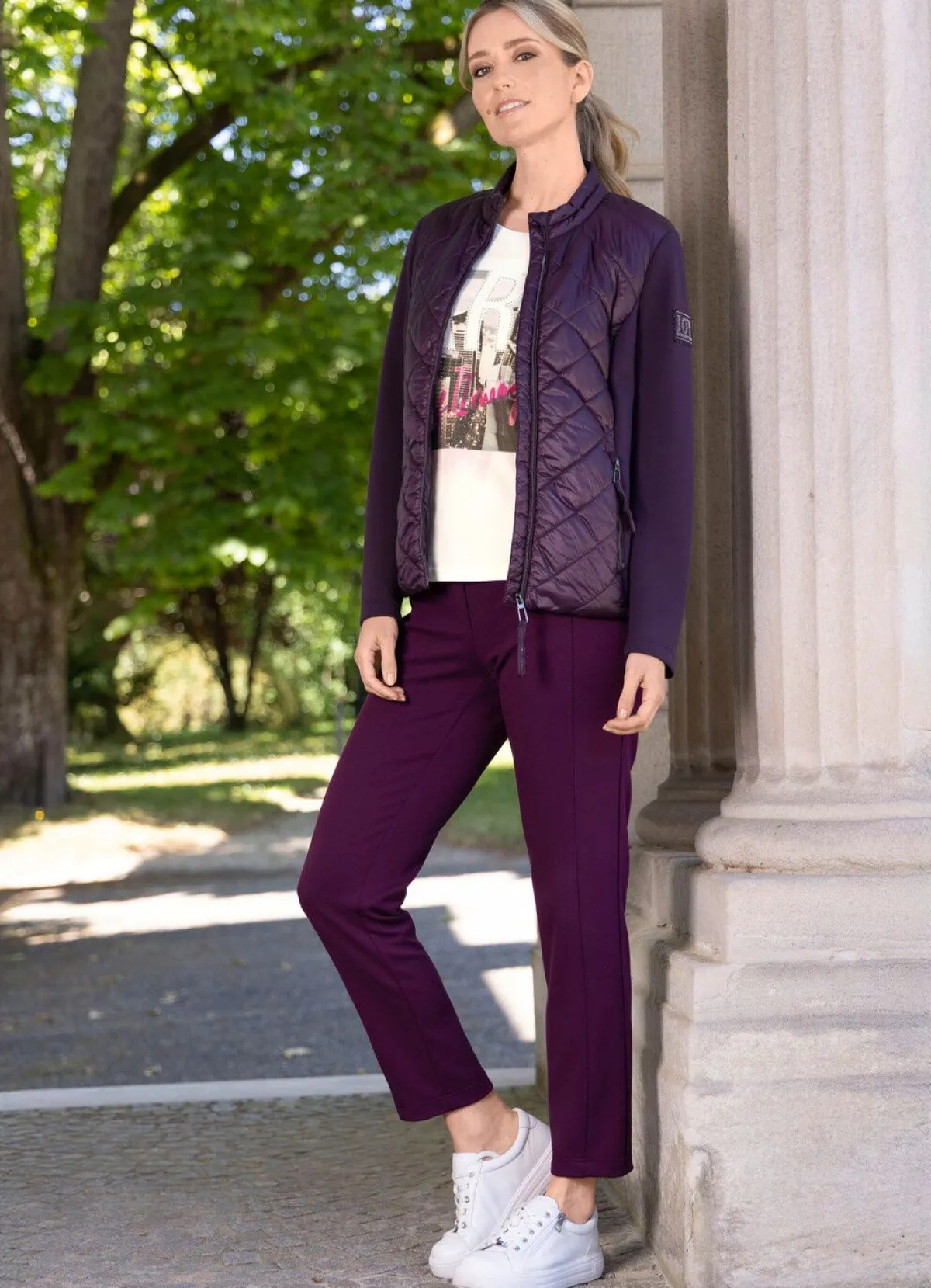 Damen RABE Jacke mit Steppeinsätzen