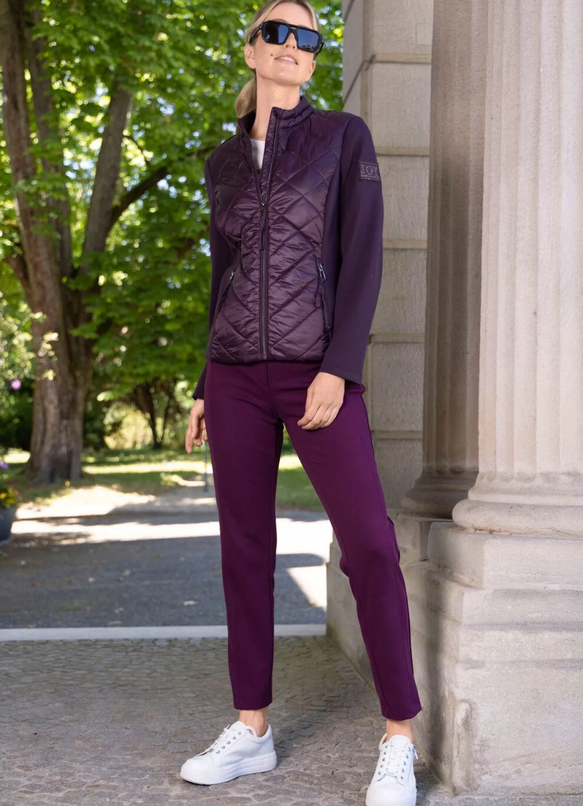 Damen RABE Jacke mit Steppeinsätzen