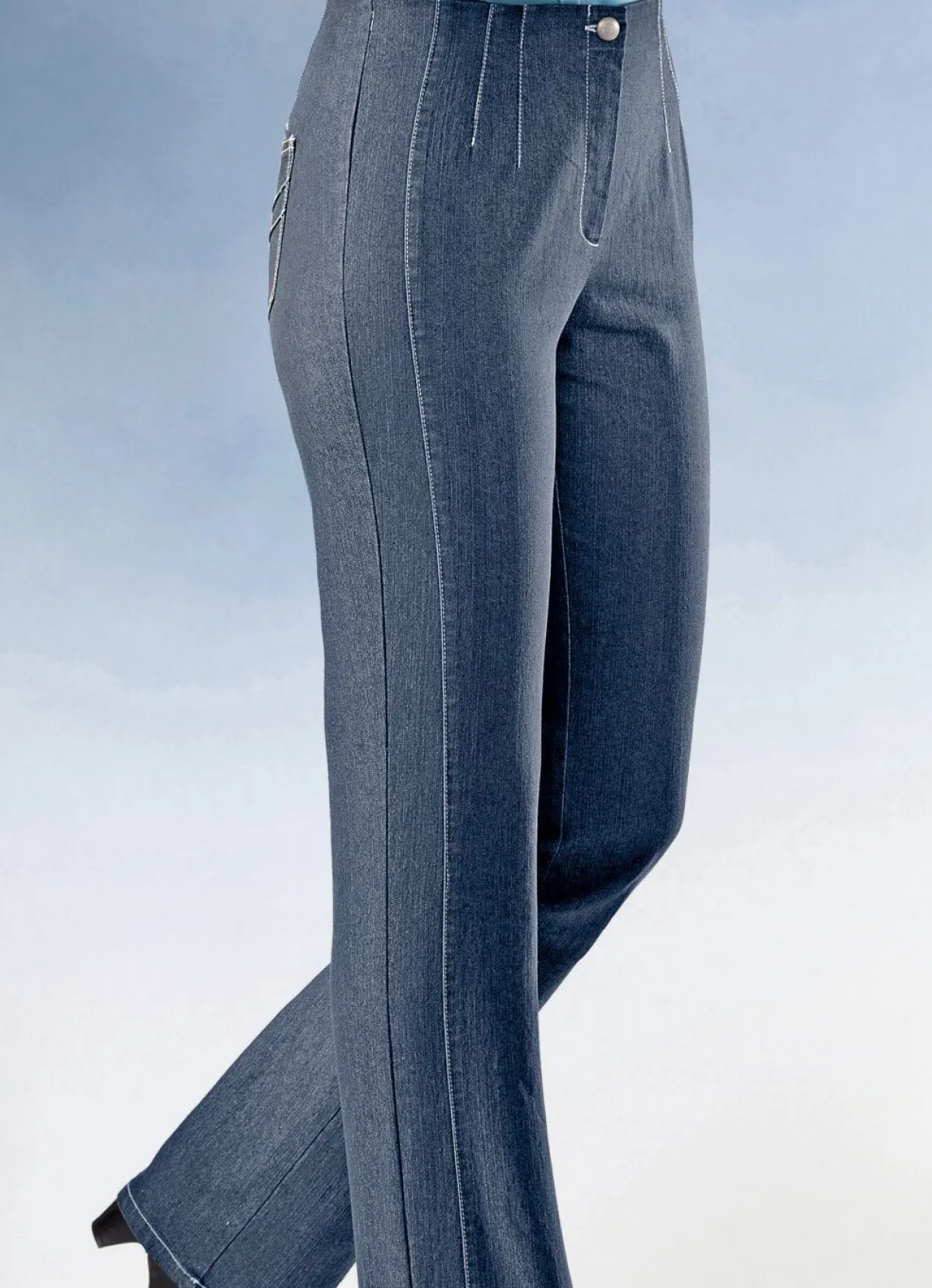 Damen COSMA Jeans mit angeschnittenem Bund