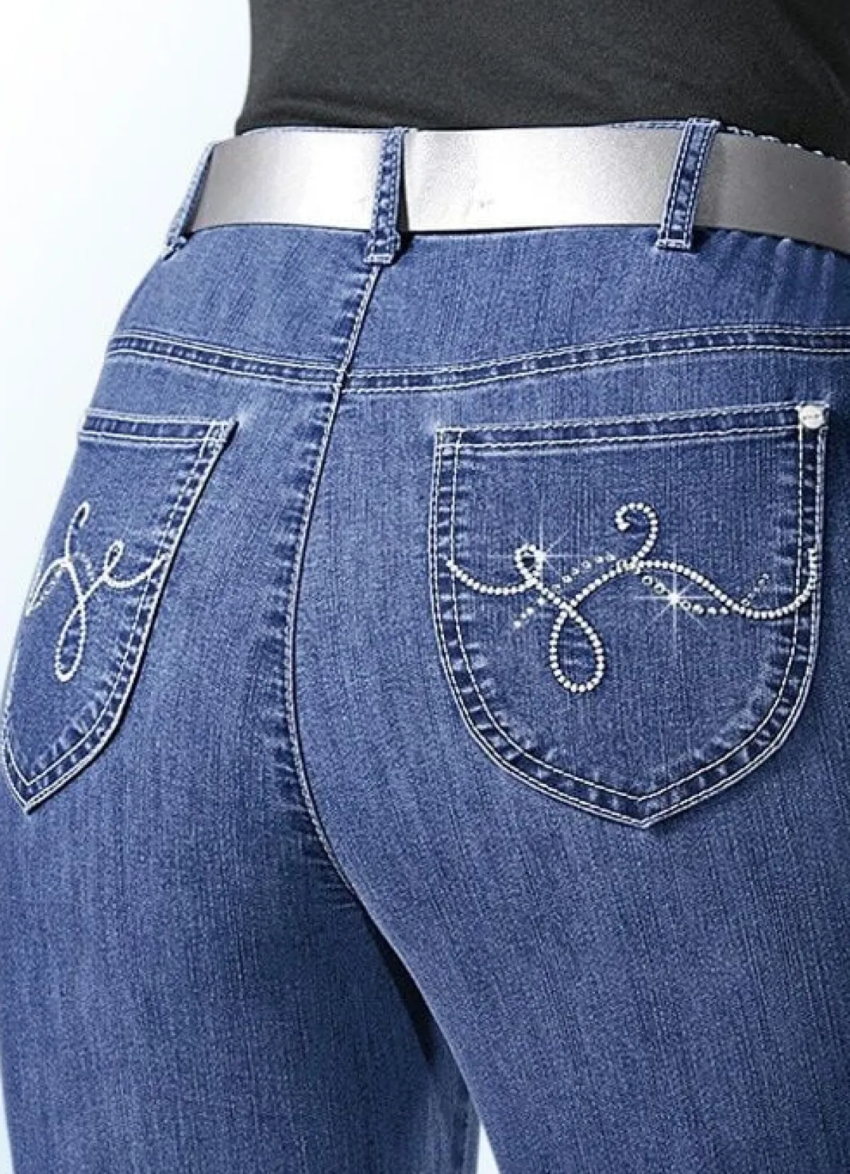 Damen ASCARI Jeans mit weiterem Bundumfang