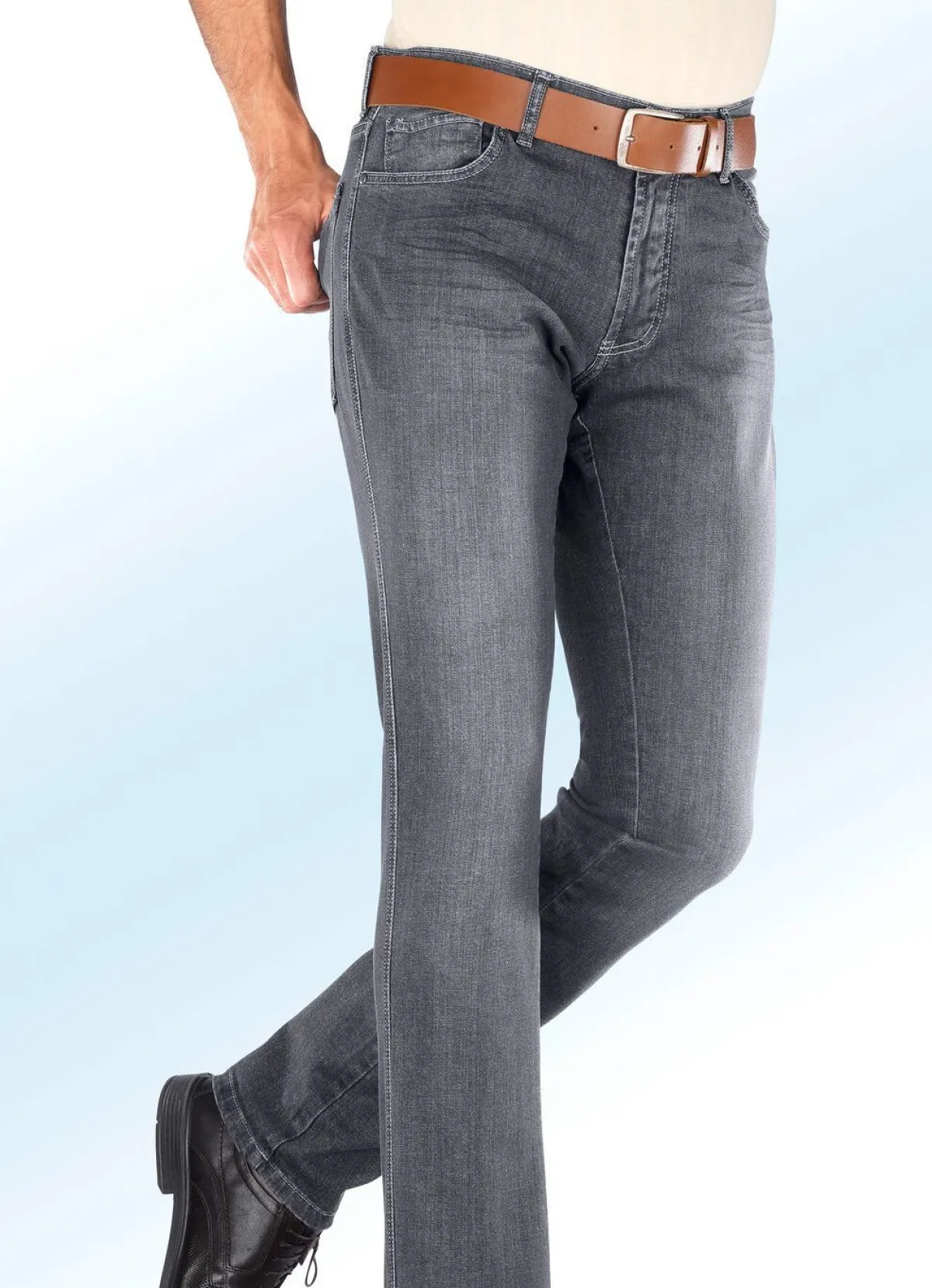 Herren FRANCESCO BOTTI Jeans von "" mit Dehnbund in 3 Farben