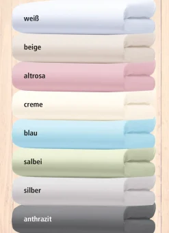 FLORELLA Jersey-Stretch-Elasthan-Spannbetttücher Excellent von