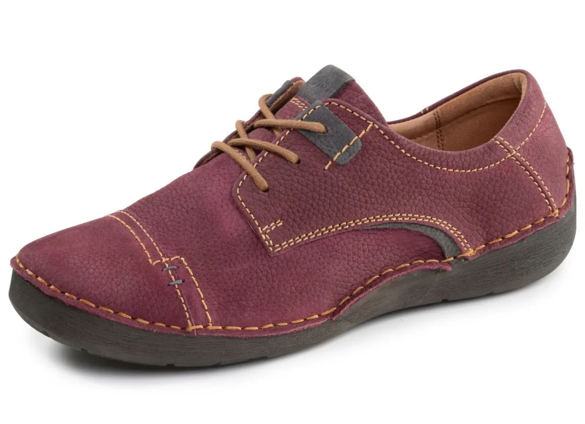 Damen JOSEF SEIBEL , klassische Damen-Schnürschuhe, Weite G, mit herausnehmbarem Fußbett