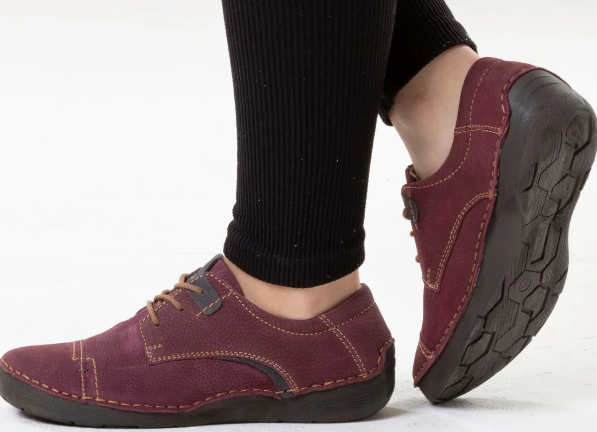 Damen JOSEF SEIBEL , klassische Damen-Schnürschuhe, Weite G, mit herausnehmbarem Fußbett