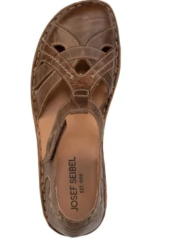 Damen JOSEF SEIBEL , sommerliche Damen-Sandalen, Weite G, mit Klettverschluss