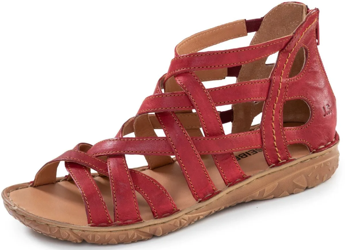 Damen JOSEF SEIBEL , sommerliche Damen-Sandalen, Weite G, aus Leder