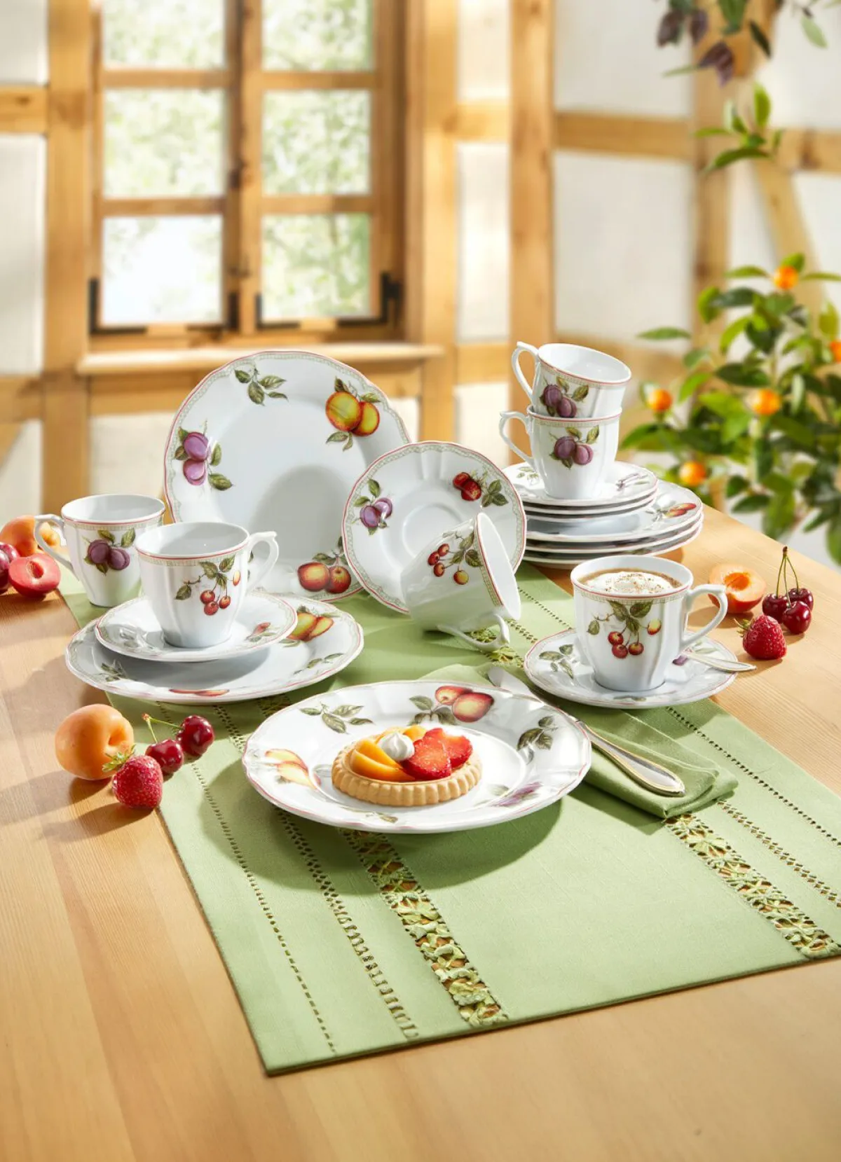 BADER Kaffee-Service, 18-teilig "Flora Orchard"