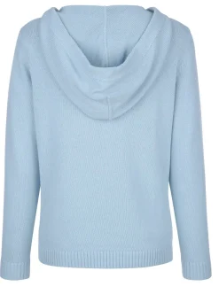 Damen BADER Kapuzenpullover mit Rippenabschlüssen