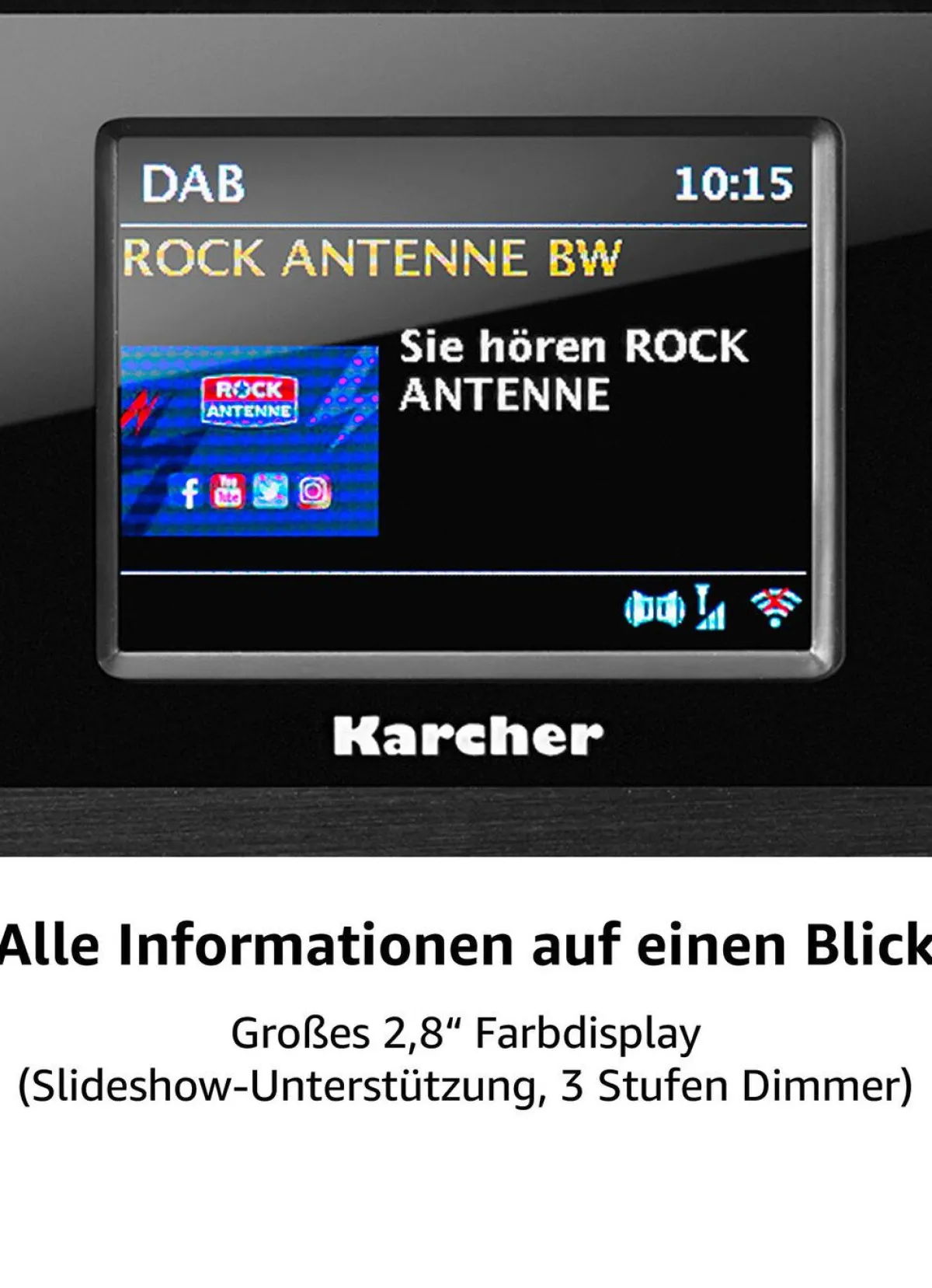 KARCHER "" Internetradio mit CD-Spieler
