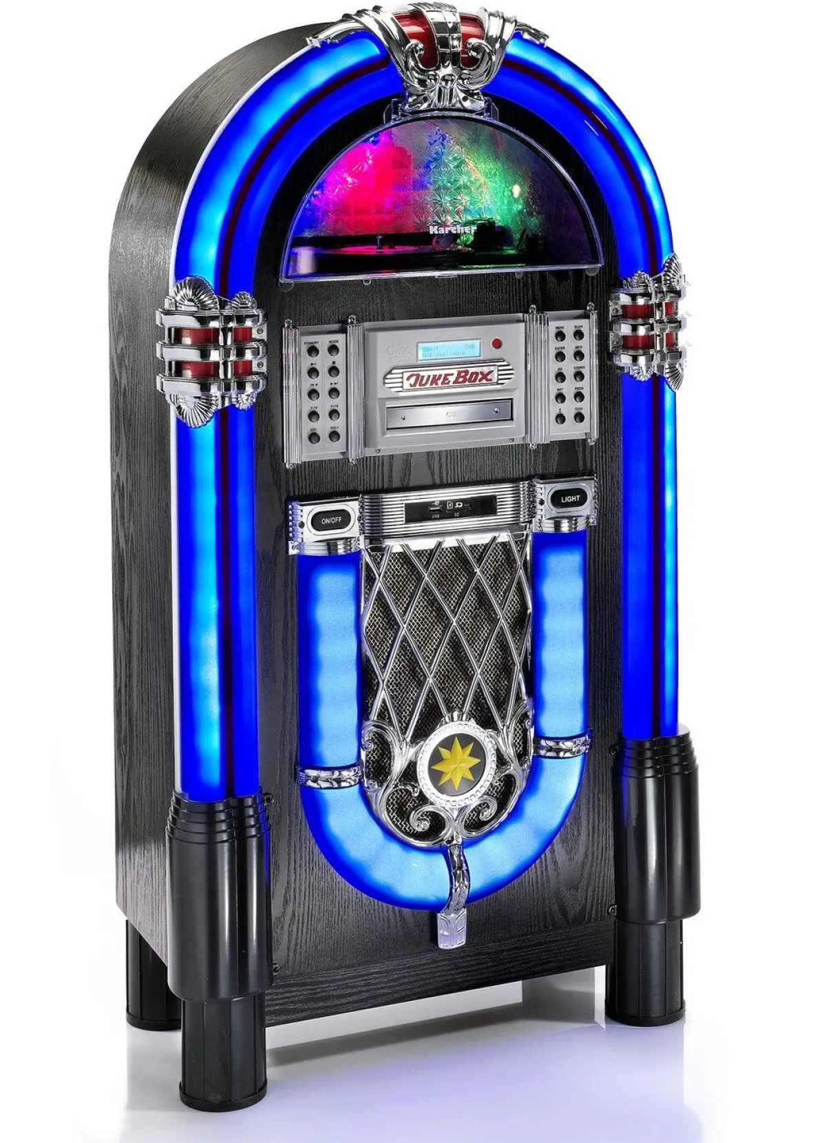KARCHER JB6608D Plattenspieler-Jukebox mit DAB+